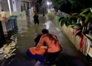 BPBD Bandarlampung Kerahkan 60 Personel Tangani Banjir di Sejumlah Wilayah