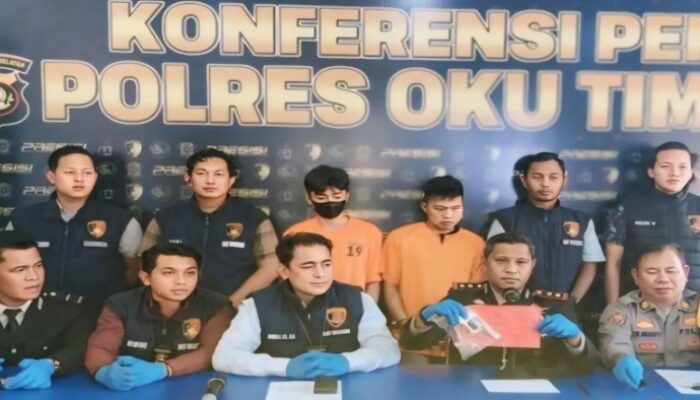 Polres OKU Timur Gagalkan Aksi 28 Kasus Begal Motor, 2 Tersangka Ditangkap